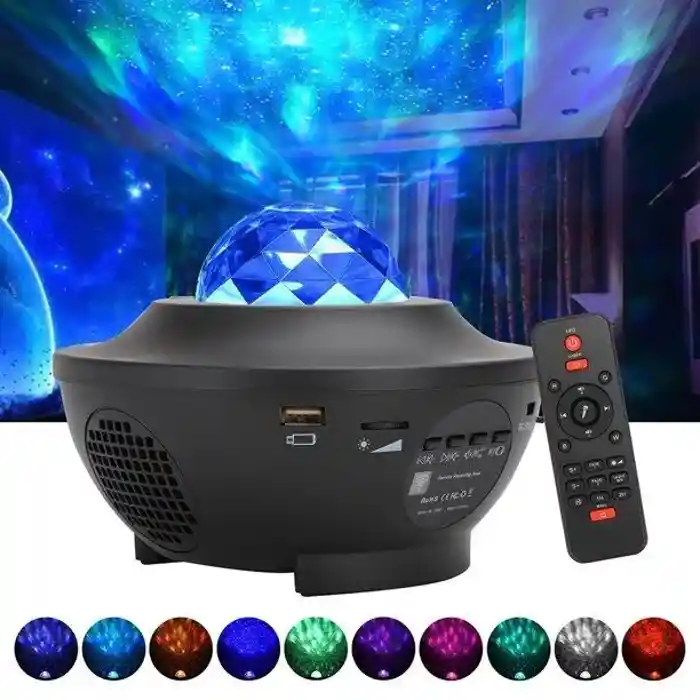 Galaxy Projector Star Starry Sky LED Night Light Projector Moon Lamp USB Bedroom Lamp Universal Mini LED Lights Projector Interior Ambient Decoration